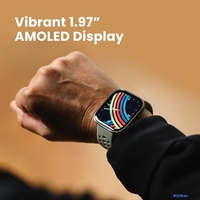 Умные часы Amazfit Bip 6 (серебристый, с серым силиконовым ремешком) - фото2