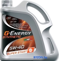 G-Energy Synthetic Super Start 5W-40 5л - фото