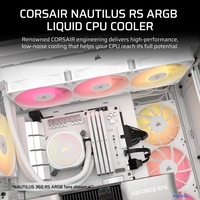 Система жидкостного охлаждения для процессора Corsair Nautilus 240 RS ARGB CW-9060094-WW - фото2