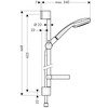 Душевая панель Hansgrohe Croma 100 Vario/Unica’C (27772000) - фото2
