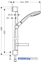 Hansgrohe Croma 100 Multi/Unica’C (27775000) - фото2