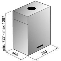 Кухонная вытяжка Korting KHA7950X Cube - фото2
