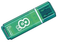 USB Flash Smart Buy Glossy Green 8GB (SB8GBGS-G) - фото2