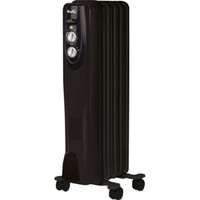 Масляный радиатор Ballu Classic black BOH/CL-05BRN 1000 - фото