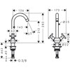 Смеситель Hansgrohe Logis Classic 71285000 - фото2