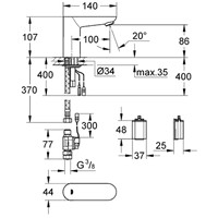 Смеситель Grohe Euroeco Cosmopolitan E 36271000 - фото2
