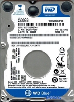 Жесткий диск WD 500GB (WD5000LPCX-24C6HT0) - фото