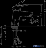 Смеситель Hansgrohe Logis 71077000 - фото2