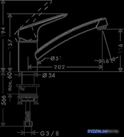 Смеситель Hansgrohe Logis 120 71830000 - фото2