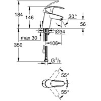 Смеситель Grohe Eurosmart 33188002 - фото2