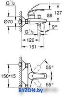 Смеситель Grohe Eurosmart 33300002 - фото2