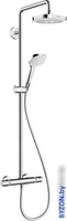 Душевая система Hansgrohe Croma Select E 180 2jet Showerpipe (27256400) - фото