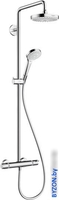 Душевая система Hansgrohe Croma Select S 180 2jet Showerpipe (27253400) - фото