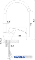 Смеситель Rossinka Silvermix D40-23 - фото2
