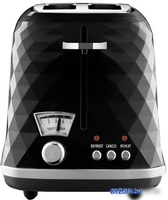 Тостер DeLonghi Brillante CTJ 2103.BK - фото