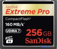 Карта памяти SanDisk Extreme Pro CompactFlash 256GB [SDCFXPS-256G-X46] - фото
