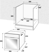Электрический духовой шкаф BEKO BIM 24301 WCS - фото2