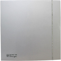 Вытяжной вентилятор Soler&Palau Silent-100 CZ Silver Design Swarowski [5210622400] - фото