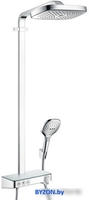 Душевая система Hansgrohe Raindance Select E 300 3jet Showerpipe [27127000] - фото