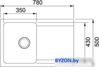 Кухонная мойка Franke Orion OID 611-78 114.0443.360 (белый) - фото2