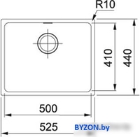 Кухонная мойка Franke Sirius SID 110-50 125.0443.352 (белый) - фото2
