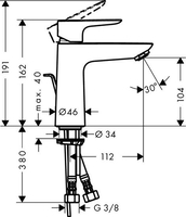 Смеситель Hansgrohe Talis E 71710000 - фото2