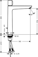 Смеситель Hansgrohe Talis Select E 71752000 - фото2
