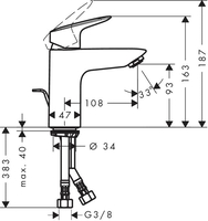 Смеситель Hansgrohe Logis 71100000 - фото2