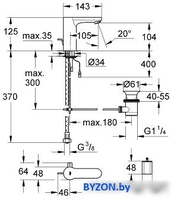 Смеситель Grohe Eurosmart Cosmopolitan E 36331001 - фото2