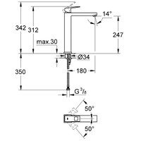Смеситель Grohe Eurocube 23406000 - фото2