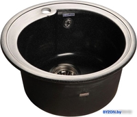 Кухонная мойка GranFest Rondo GF-R450 (черный) - фото
